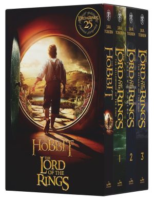 The Hobbit and The Lord of the Rings Boxed Set 25th Anniversary Movie Tie-in Edition by J.R.R. Tolkien